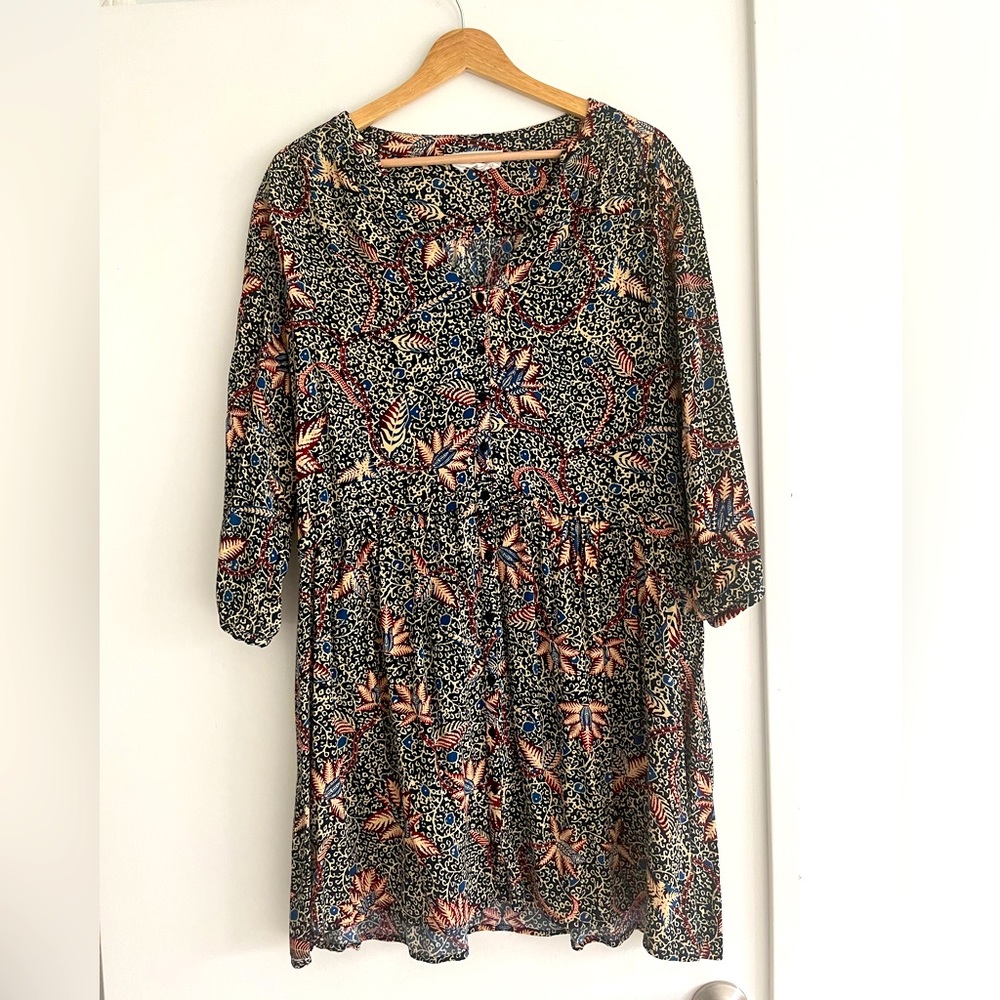 ba & sh drop waist swing dress